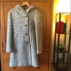 Cole Haan Signature Asymmetrical Boucle Coat